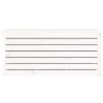 Boîte de jardin blanc 101x50,5x46,5 cm bois massif de pin – Image 3