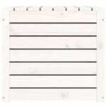 Boîte de jardin blanc 101x50,5x46,5 cm bois massif de pin – Image 5