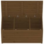 Boîte de jardin marron miel 101x50,5x46,5 cm bois massif de pin – Image 6