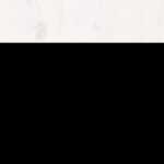 Ensemble de boîtes de jardin 3 pcs blanc bois de pin massif – Image 7