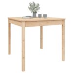 Table de jardin 82,5x82,5x76 cm bois massif de pin – Image 2