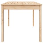 Table de jardin 82,5x82,5x76 cm bois massif de pin – Image 4