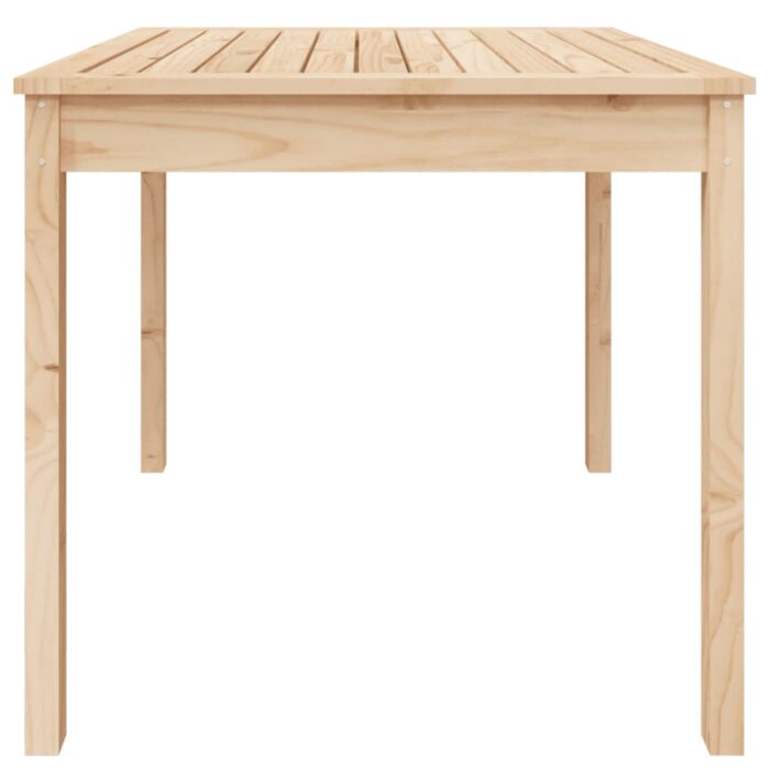 Table de jardin 82,5x82,5x76 cm bois massif de pin – Image 4