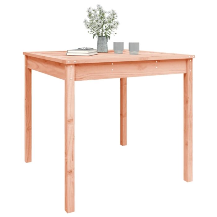 Table de jardin 82,5x82,5x76 cm bois massif de douglas – Image 2