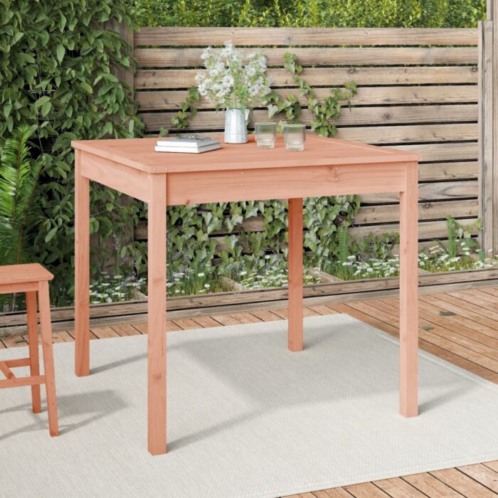 Table de jardin 82,5x82,5x76 cm bois massif de douglas – Image 1