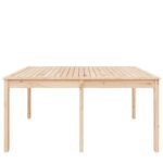 Table de jardin 159,5x82,5x76 cm bois massif de pin – Image 3