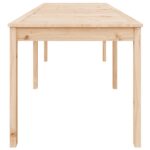 Table de jardin 159,5x82,5x76 cm bois massif de pin – Image 4