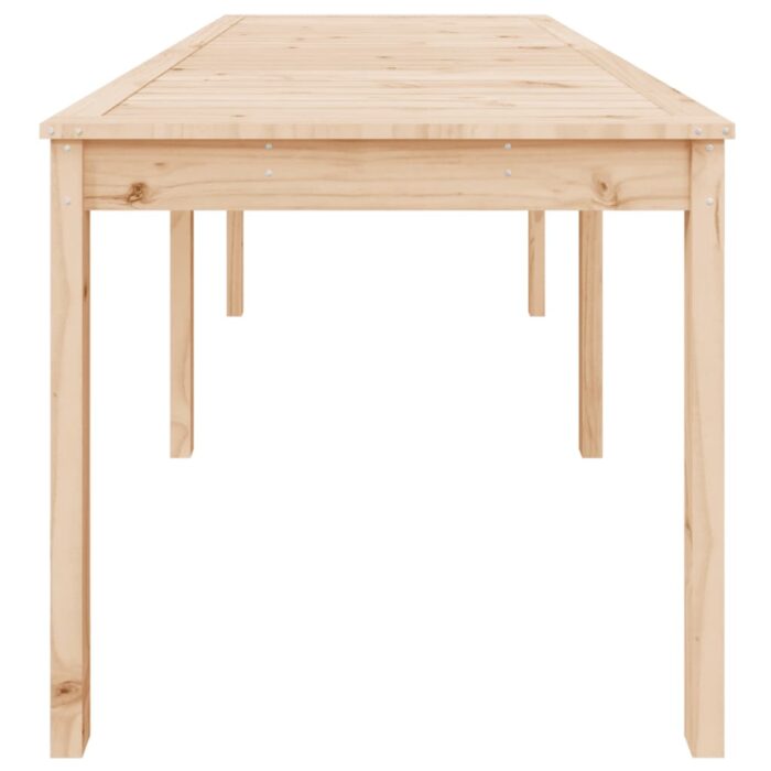 Table de jardin 159,5x82,5x76 cm bois massif de pin – Image 4