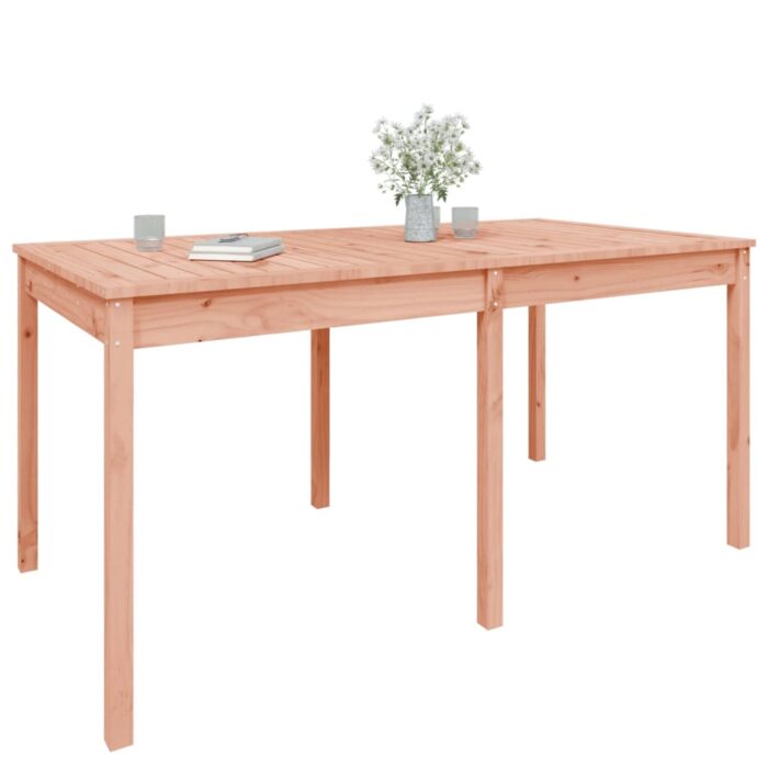 Table de jardin 159,5x82,5x76 cm bois massif de douglas – Image 2