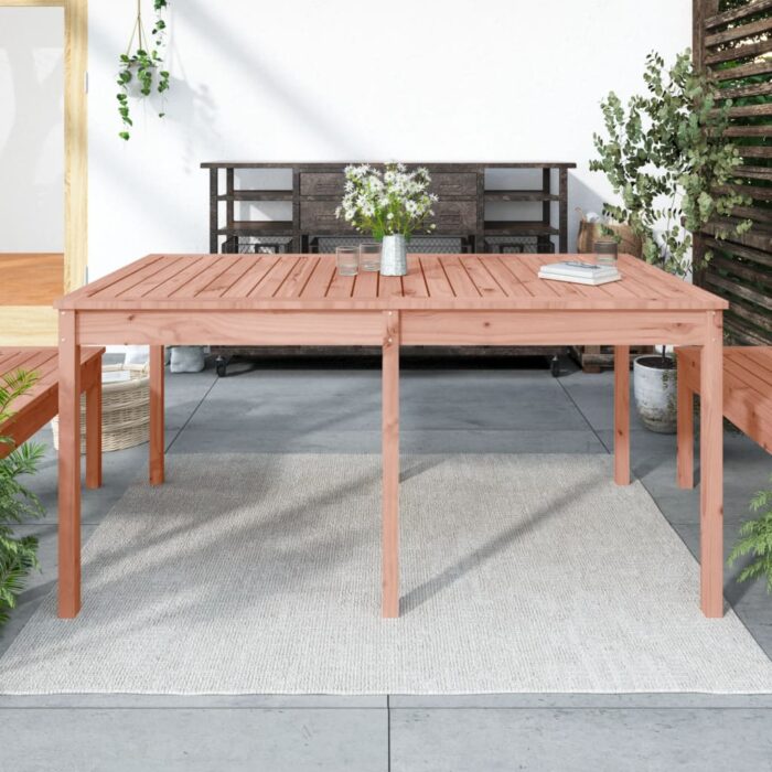 Table de jardin 159,5x82,5x76 cm bois massif de douglas – Image 1