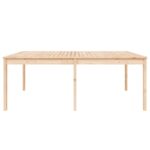 Table de jardin 203,5x100x76 cm bois massif de pin – Image 3