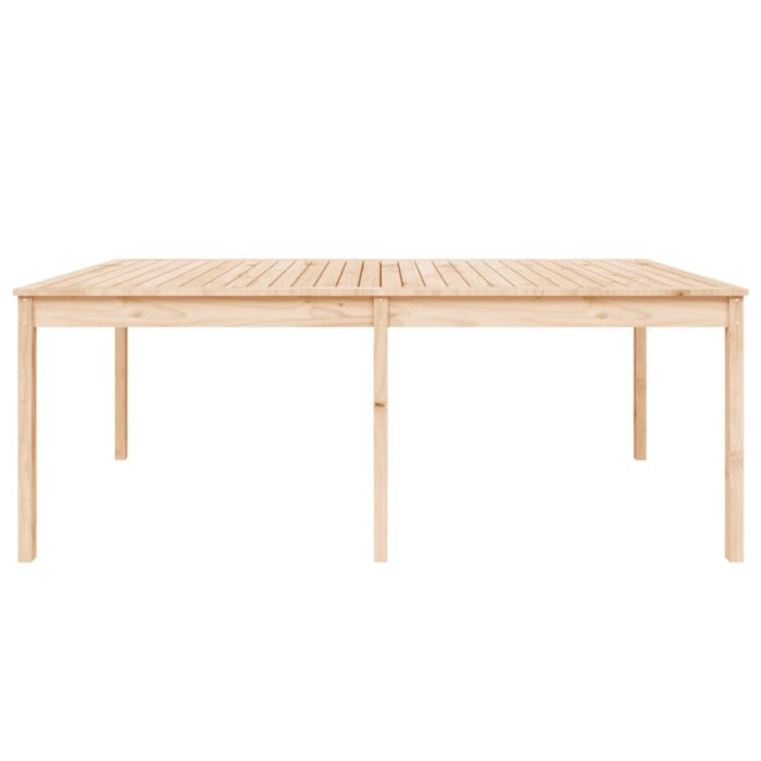 Table de jardin 203,5x100x76 cm bois massif de pin – Image 3