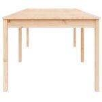 Table de jardin 203,5x100x76 cm bois massif de pin – Image 4