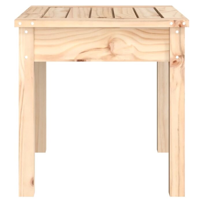 Banc de jardin 50x44x45 cm bois massif de pin – Image 3