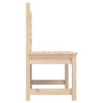 Banc de jardin 109 cm bois massif de pin – Image 3