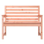 Banc de jardin 109x48x91,5 cm bois massif de douglas – Image 2