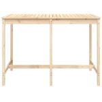 Table de jardin 159,5x82,5x110 cm bois massif de pin – Image 2