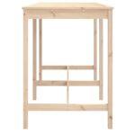 Table de jardin 159,5x82,5x110 cm bois massif de pin – Image 3
