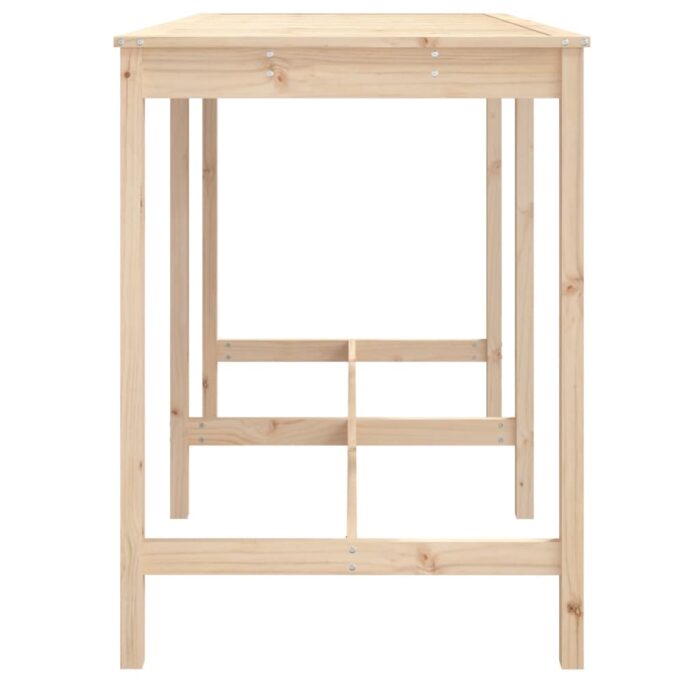 Table de jardin 159,5x82,5x110 cm bois massif de pin – Image 3