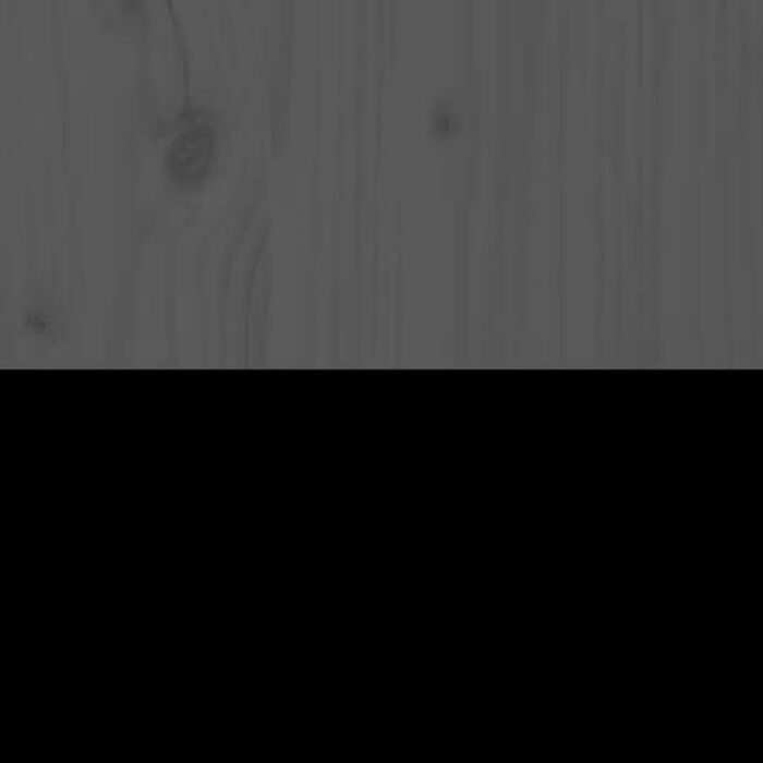 Table de jardin gris 159,5x82,5x110 cm bois massif de pin – Image 4