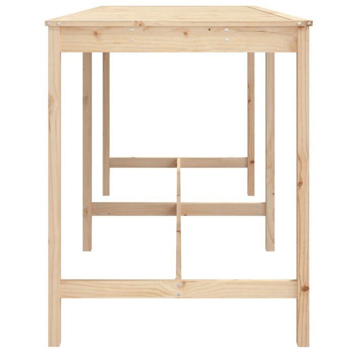 Table de jardin 203,5x90x110 cm bois massif de pin – Image 3
