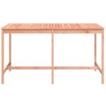 Table de jardin 203,5x90x110 cm bois massif de douglas – Image 2