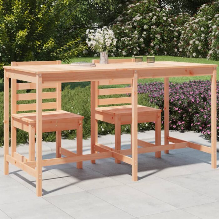 Table de jardin 203,5x90x110 cm bois massif de douglas – Image 1