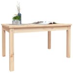 Table de jardin 82,5x50,5x45 cm bois massif de pin – Image 2