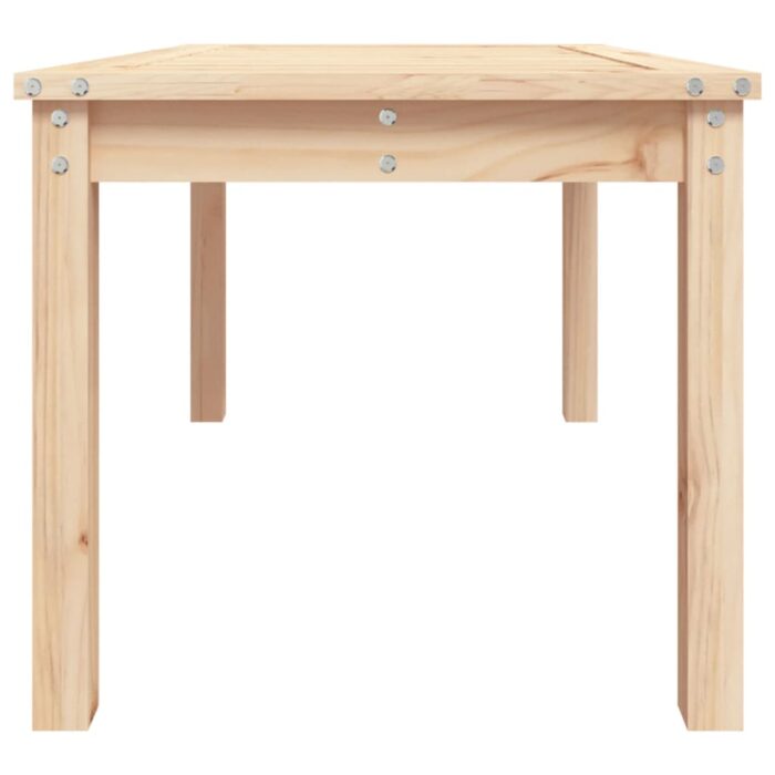 Table de jardin 82,5x50,5x45 cm bois massif de pin – Image 4