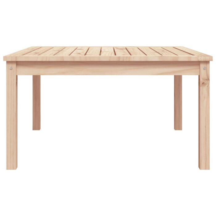 Table de jardin 82,5x82,5x45 cm bois massif de pin – Image 3