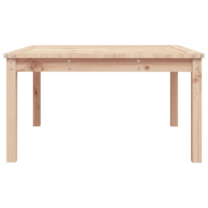 Table de jardin 82,5x82,5x45 cm bois massif de pin – Image 4