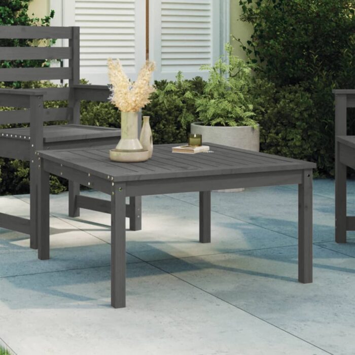 VXL8720845692285_m_en_hd_1.jpg Table de jardin gris 82,5x82,5x45 cm bois massif de pin – Image 1