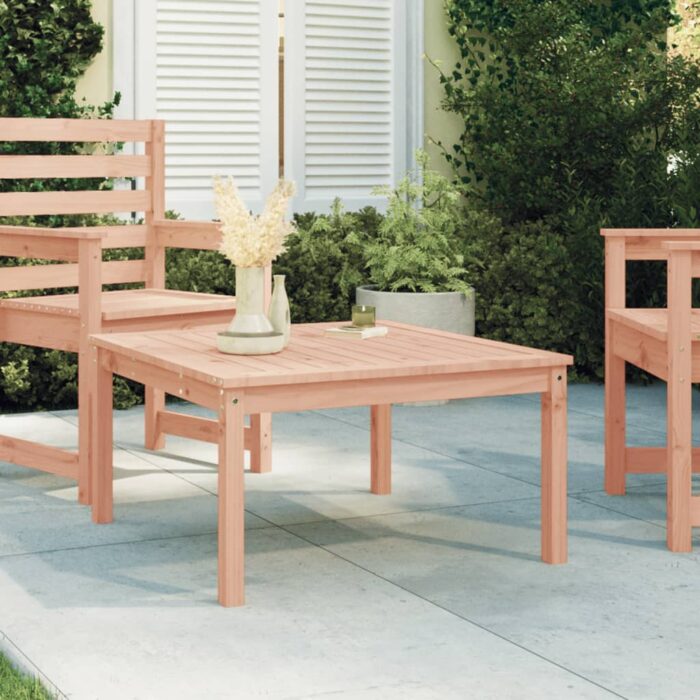 Table de jardin 82,5x82,5x45 cm bois massif de douglas – Image 1