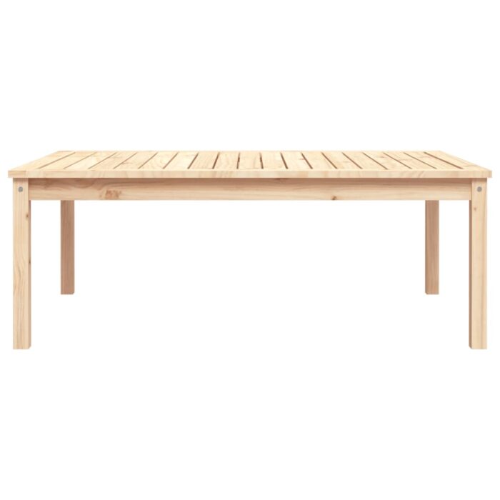 Table de jardin 121x82,5x45 cm bois massif de pin – Image 3