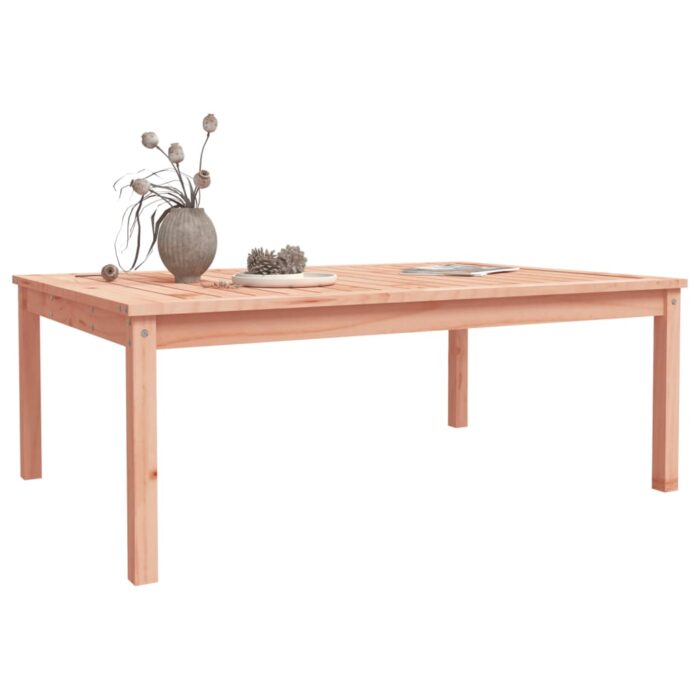 Table de jardin 121x82,5x45 cm bois massif de douglas – Image 2