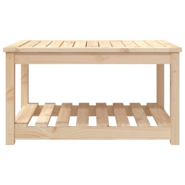 Table de jardin 82,5x50,5x45 cm bois massif de pin – Image 3