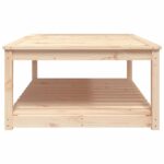 Table de jardin 121x82,5x45 cm bois massif de pin – Image 4