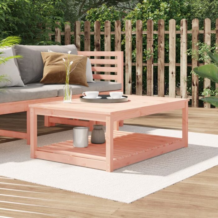 Table de jardin 121x82,5x45 cm bois massif de douglas – Image 1