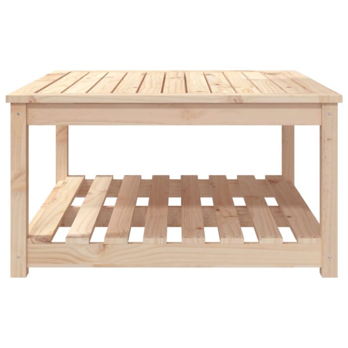 Table de jardin 82,5x82,5x45 cm bois massif de pin – Image 3