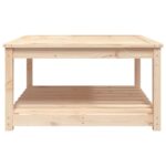 Table de jardin 82,5x82,5x45 cm bois massif de pin – Image 4