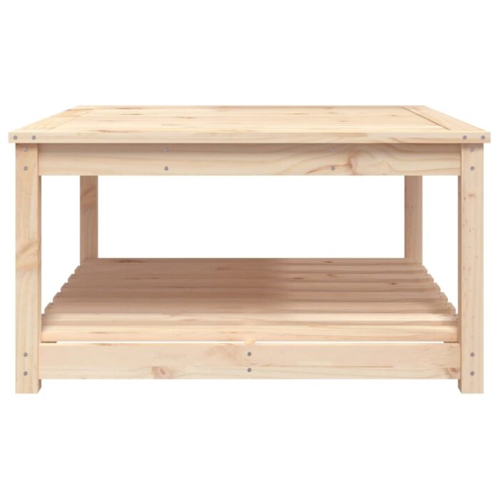 Table de jardin 82,5x82,5x45 cm bois massif de pin – Image 4