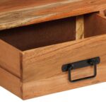 Meuble TV 120x30x45 cm bois d'acacia massif – Image 4