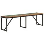 Banc 160x35x46 cm Bois massif de récupération – Image 10