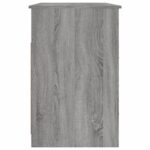 Bureau avec tiroirs Sonoma gris 102x50x76 cm Bois d'ingénierie – Image 6