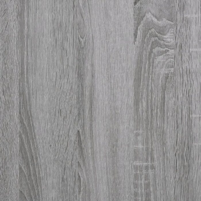 Bureau avec tiroirs Sonoma gris 102x50x76 cm Bois d'ingénierie – Image 8