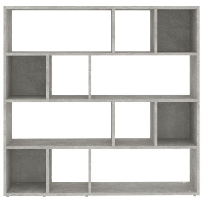Bibliothèque/Séparateur de pièce Gris béton 105x24x102 cm – Image 3