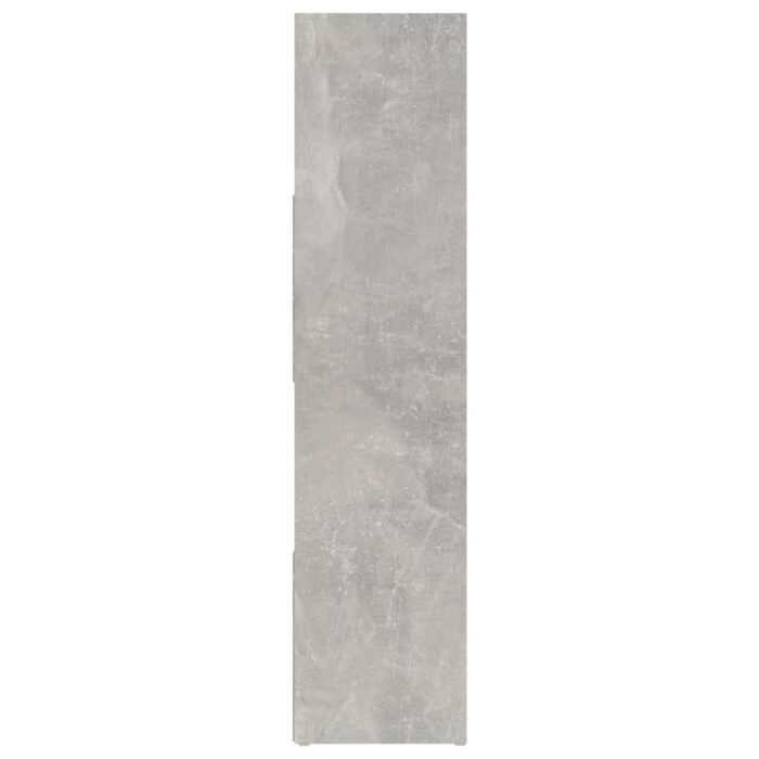 Bibliothèque/Séparateur de pièce Gris béton 105x24x102 cm – Image 4