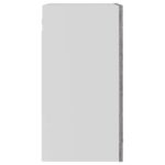 Armoire vitrée suspendue Sonoma gris 40x31x60cm Bois ingénierie – Image 5