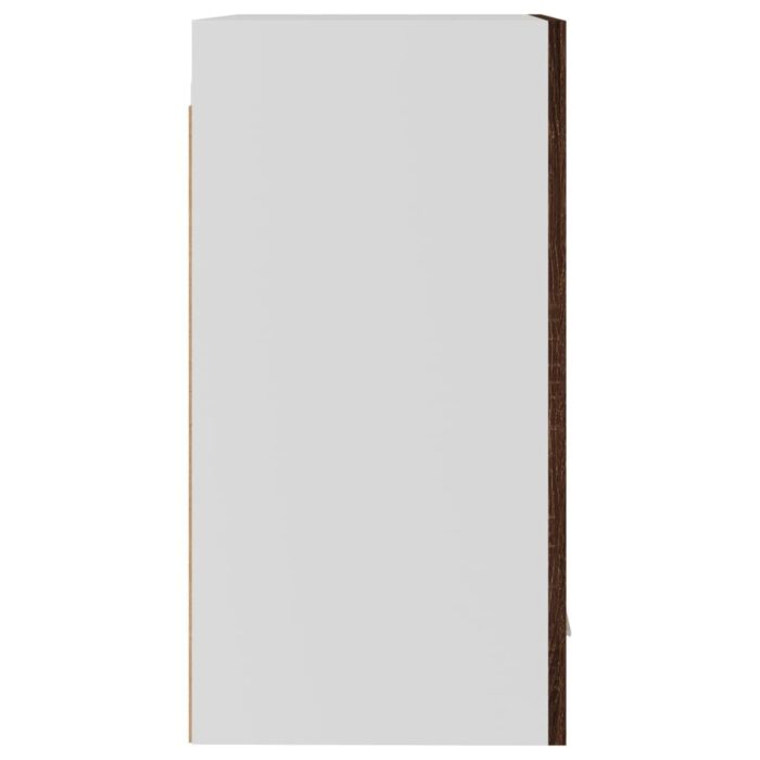 Armoire suspendue Chêne marron 39,5x31x60 cm Bois d'ingénierie – Image 5