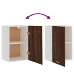 Armoire suspendue Chêne marron 39,5x31x60 cm Bois d'ingénierie – Image 6